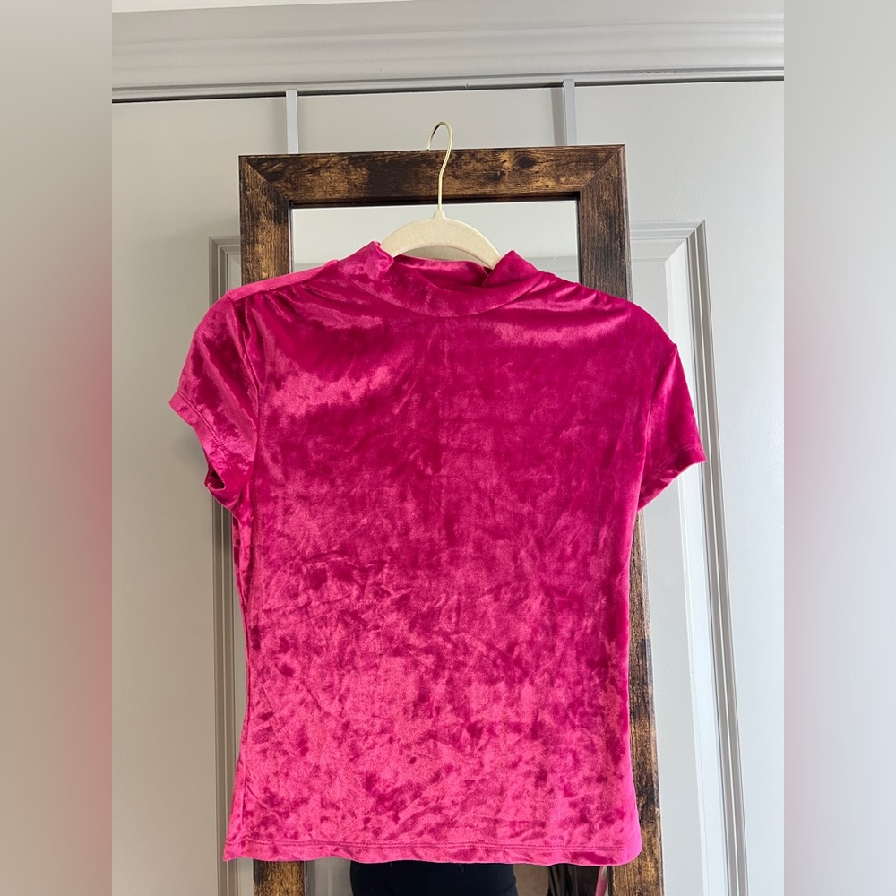 Target Velvety Pink Barbie Top